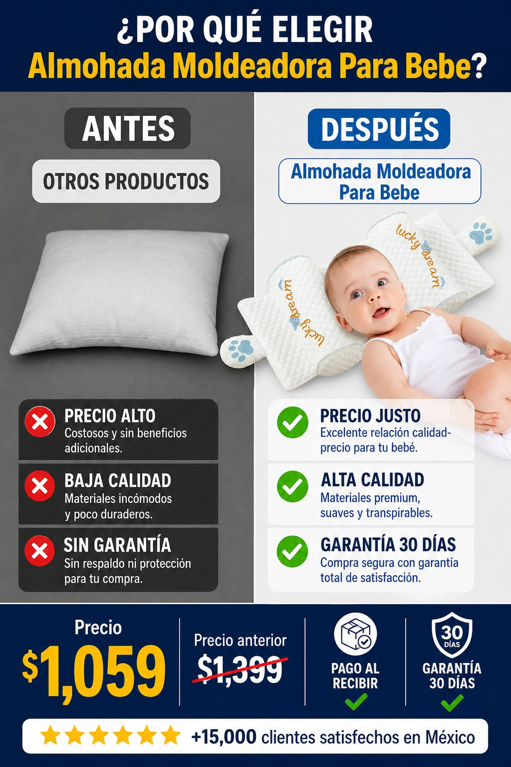 Almohada Moldeadora Para Bebe - imagen 4