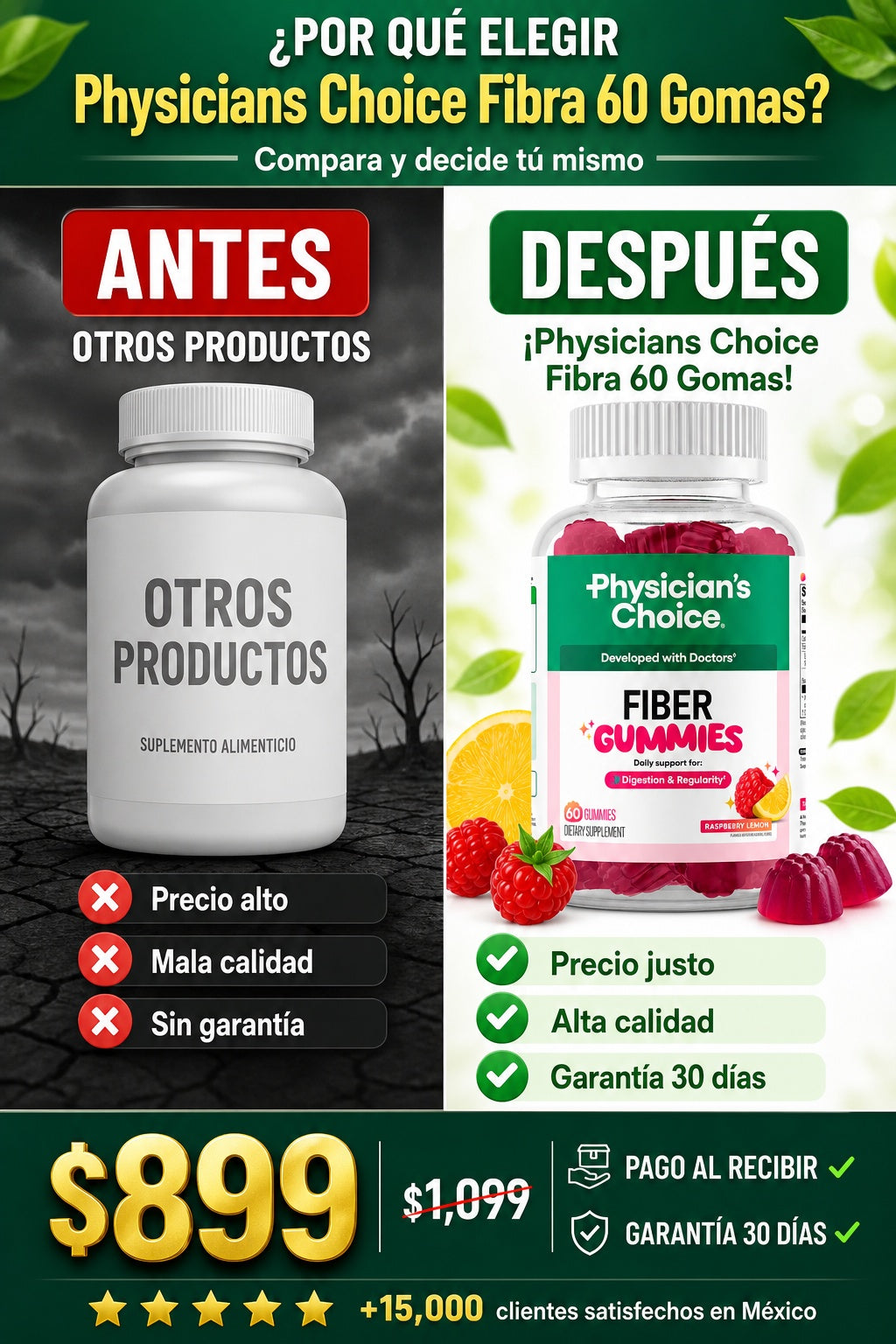Physicians Choice Fibra 60 Gomas - imagen 4