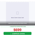 Barra Cubre Canas Cafe — pasos