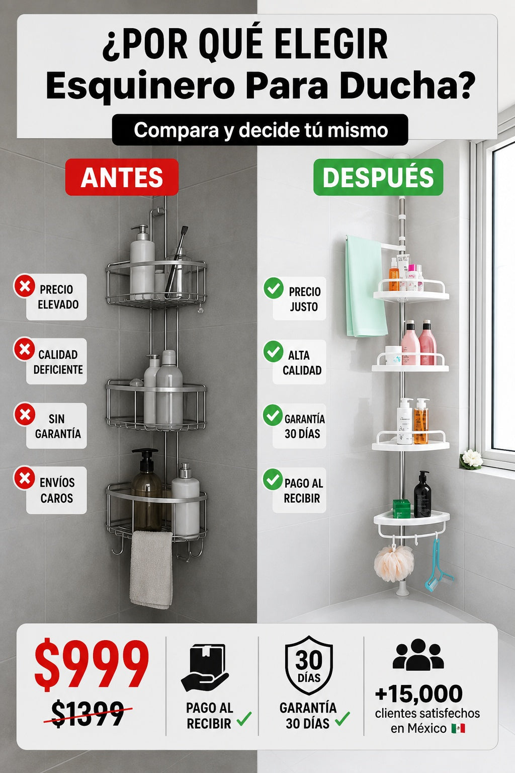 Esquinero Para Ducha - imagen 4
