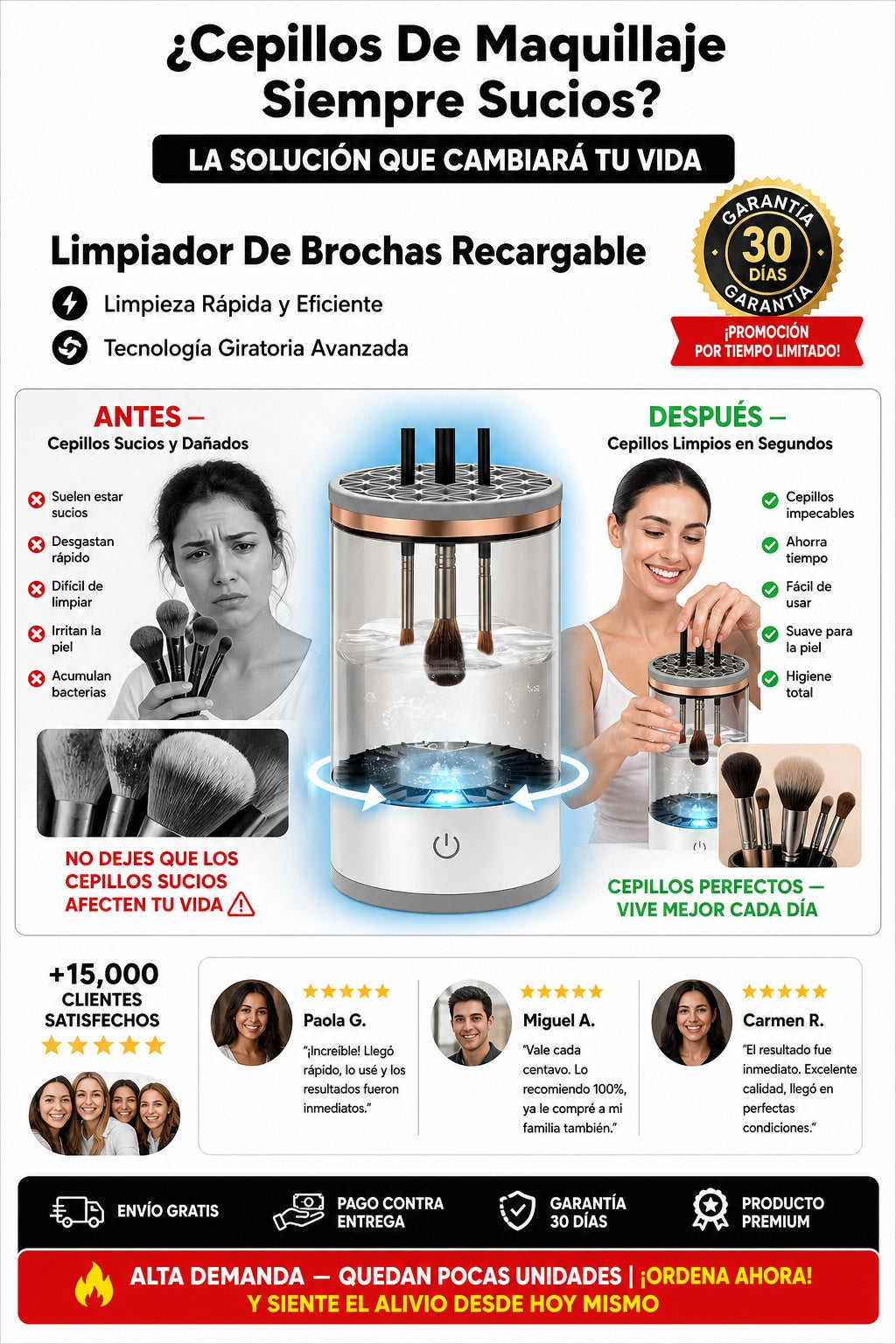 Limpiador De Brochas Recargable - imagen 4