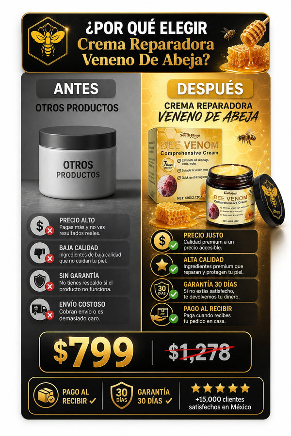 Crema Reparadora Veneno De Abeja - imagen 4