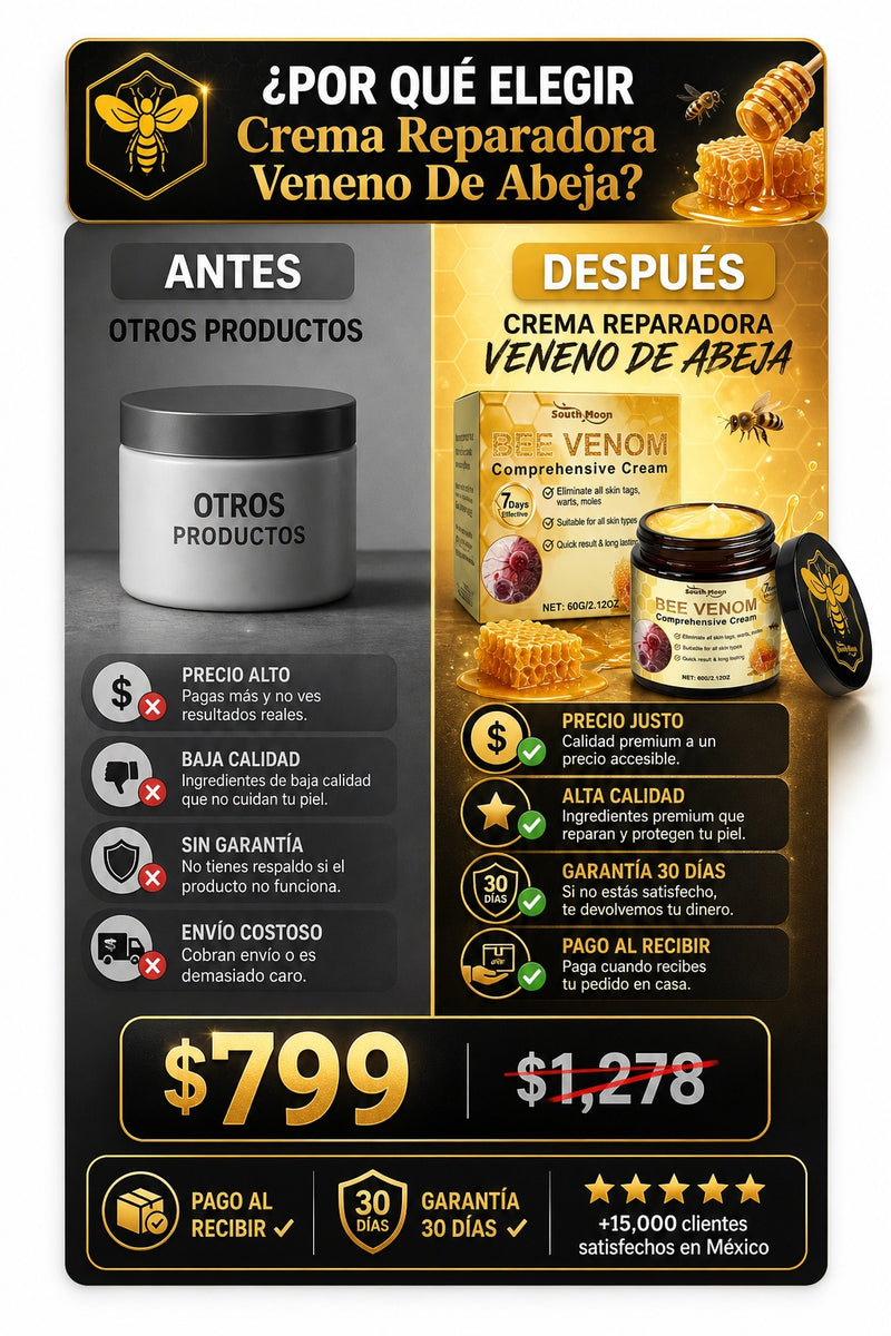 Crema Reparadora Veneno De Abeja - imagen 4
