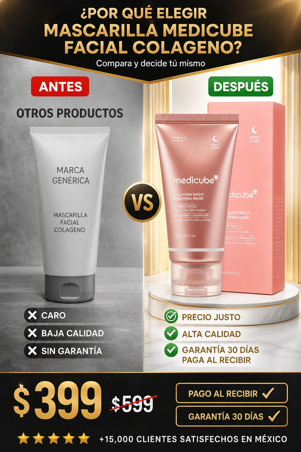Mascarilla Medicube Facial Colageno - imagen 4