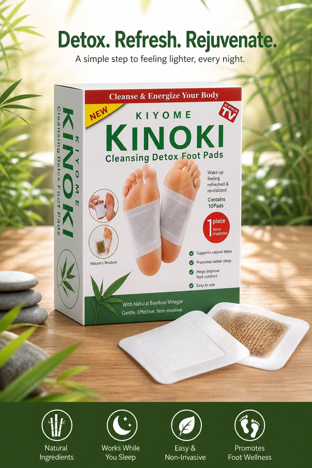 50 Parches Detox Kinoki - imagen 4