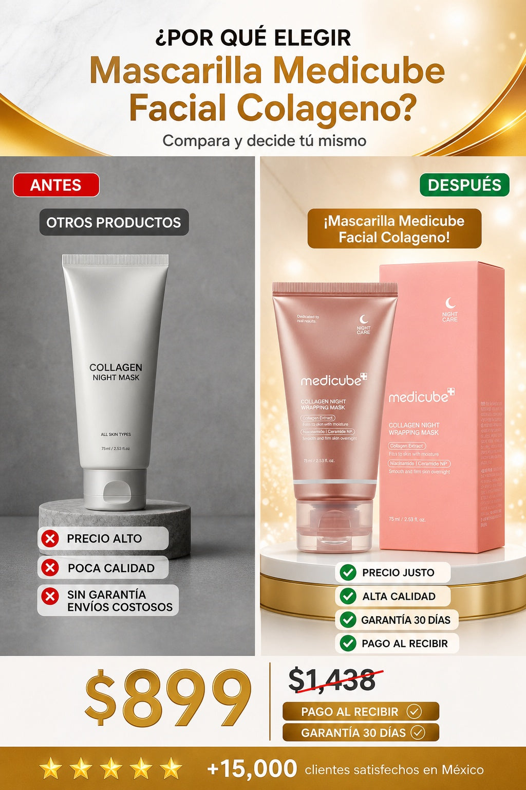 Mascarilla Medicube Facial Colageno - imagen 4