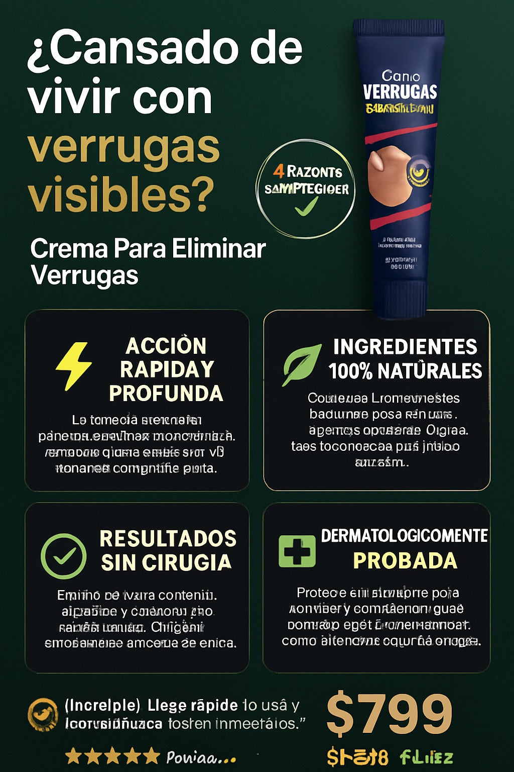 Crema Para Eliminar Verrugas - sección 4
