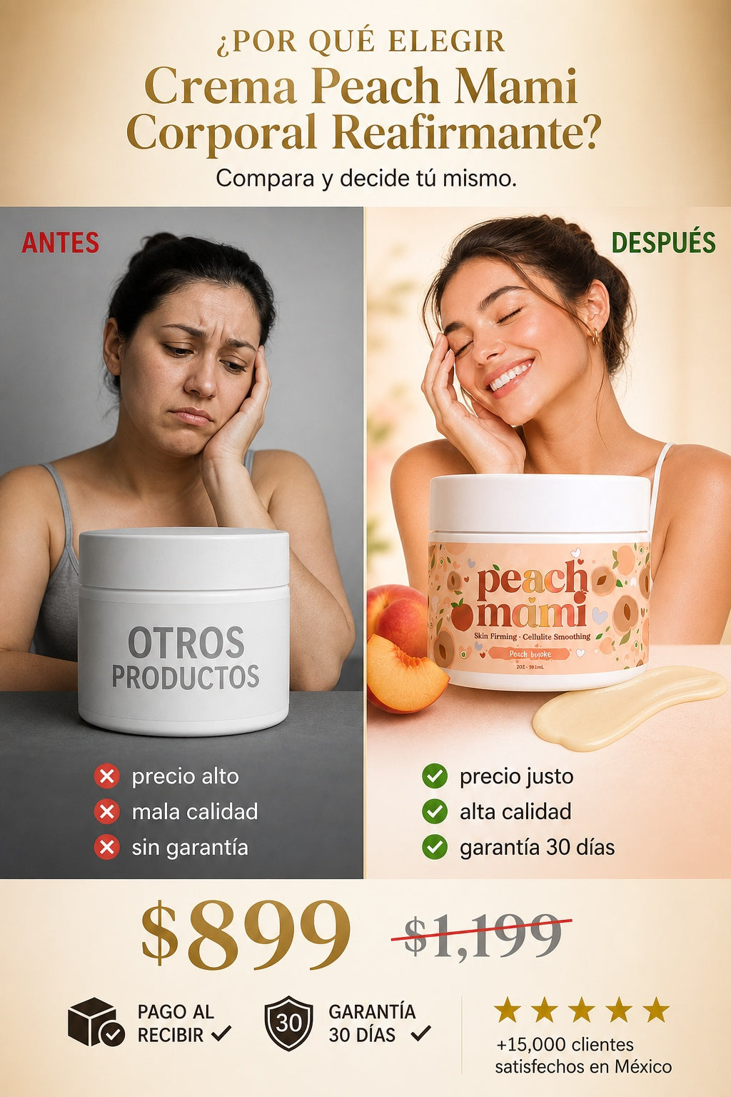 Crema Peach Mami Corporal Reafirmante - imagen 4