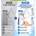 Nebulizador Electrico Portatil De Malla para niños y personas aduntas - imagen 4