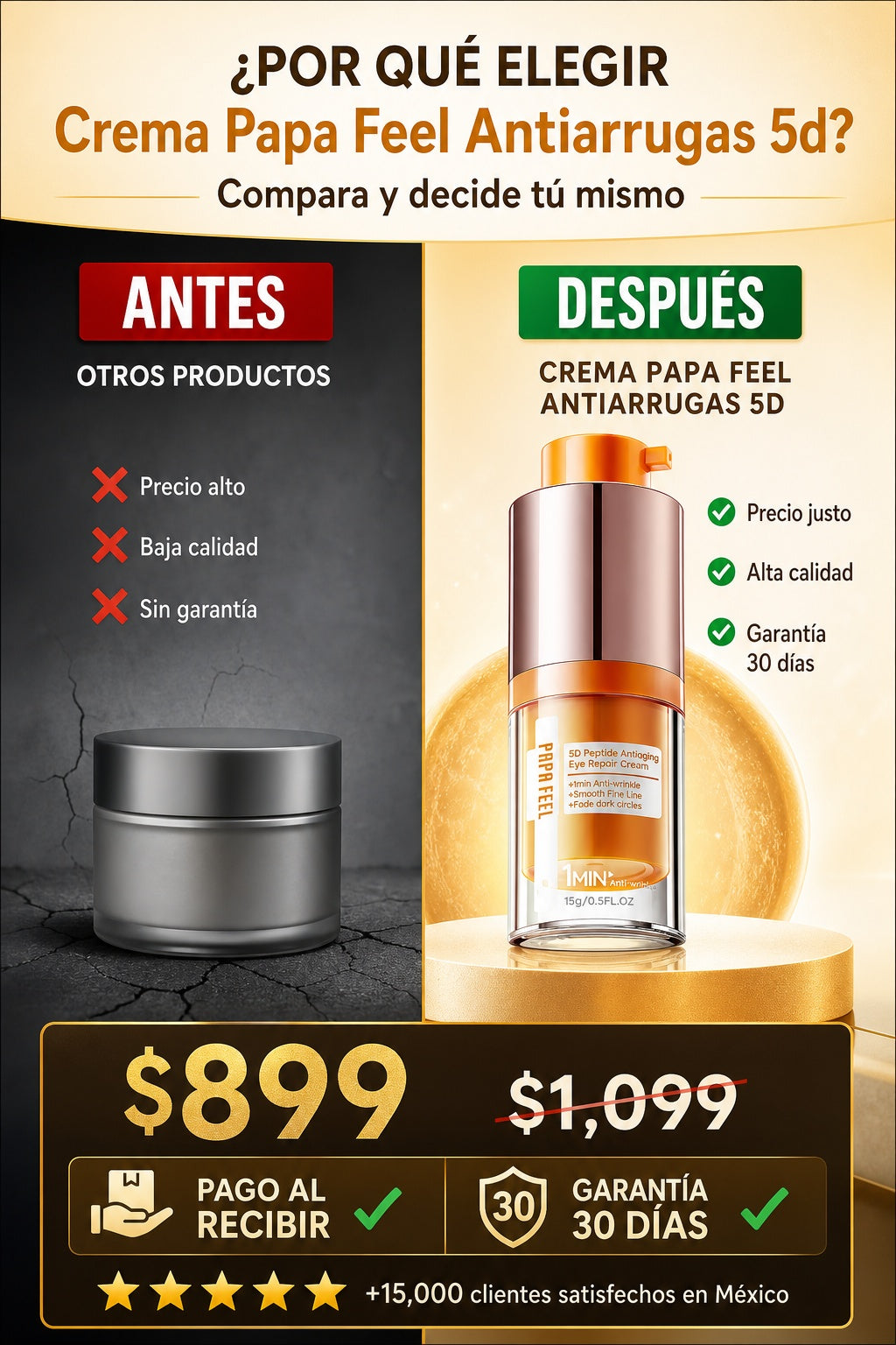 Crema Papa Feel Antiarrugas 5d - imagen 4