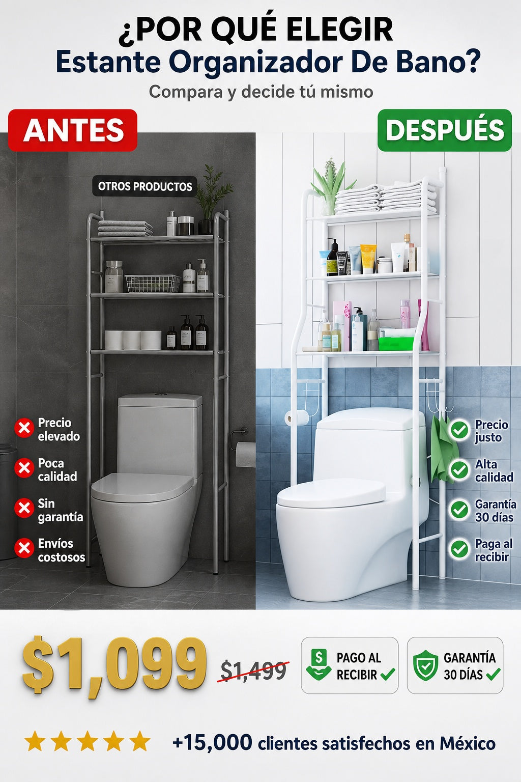 Estante Organizador De Bano - imagen 4