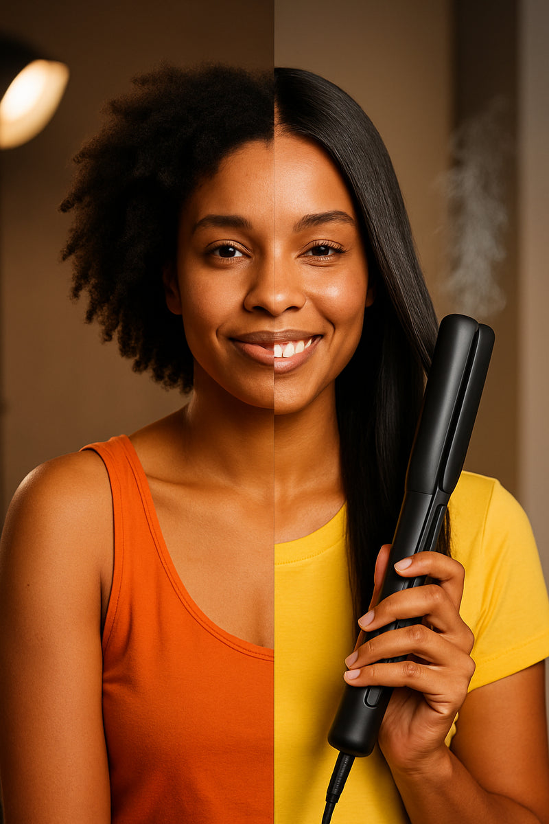 Plancha alisadora de cabello con vapor — imagen 4