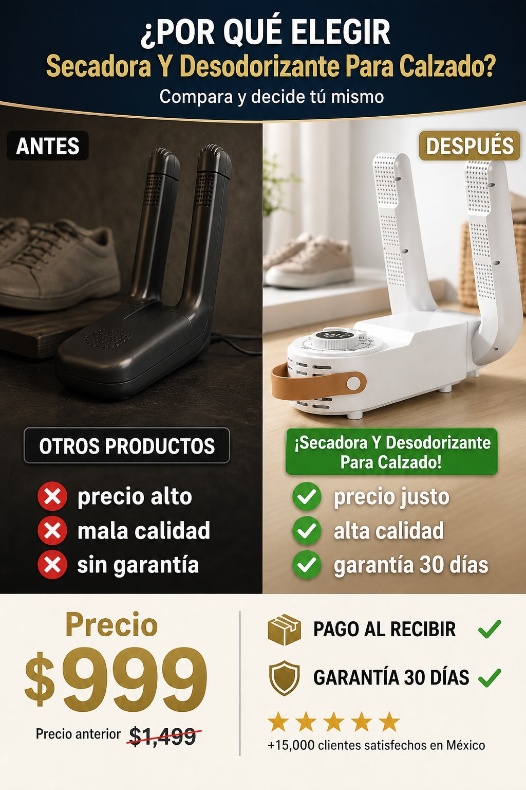 Secadora Y Desodorizante Para Calzado - imagen 4