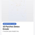 10 Parches Detox Kinoki — beneficios