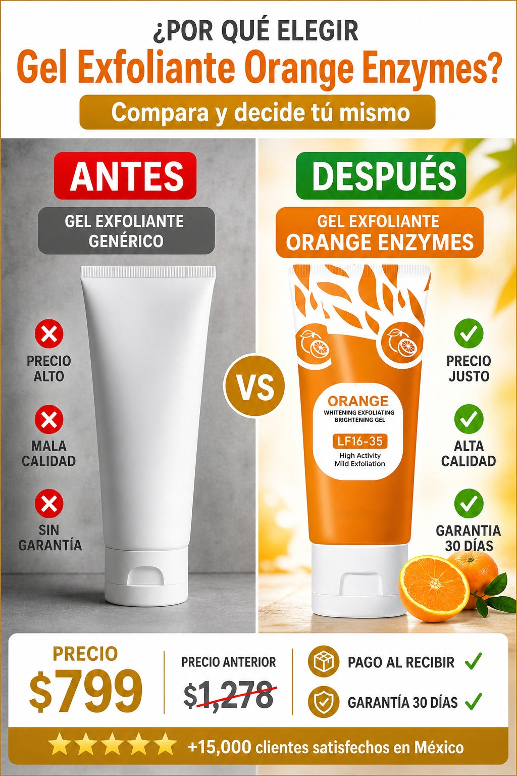Gel Exfoliante Orange Enzymes - imagen 4