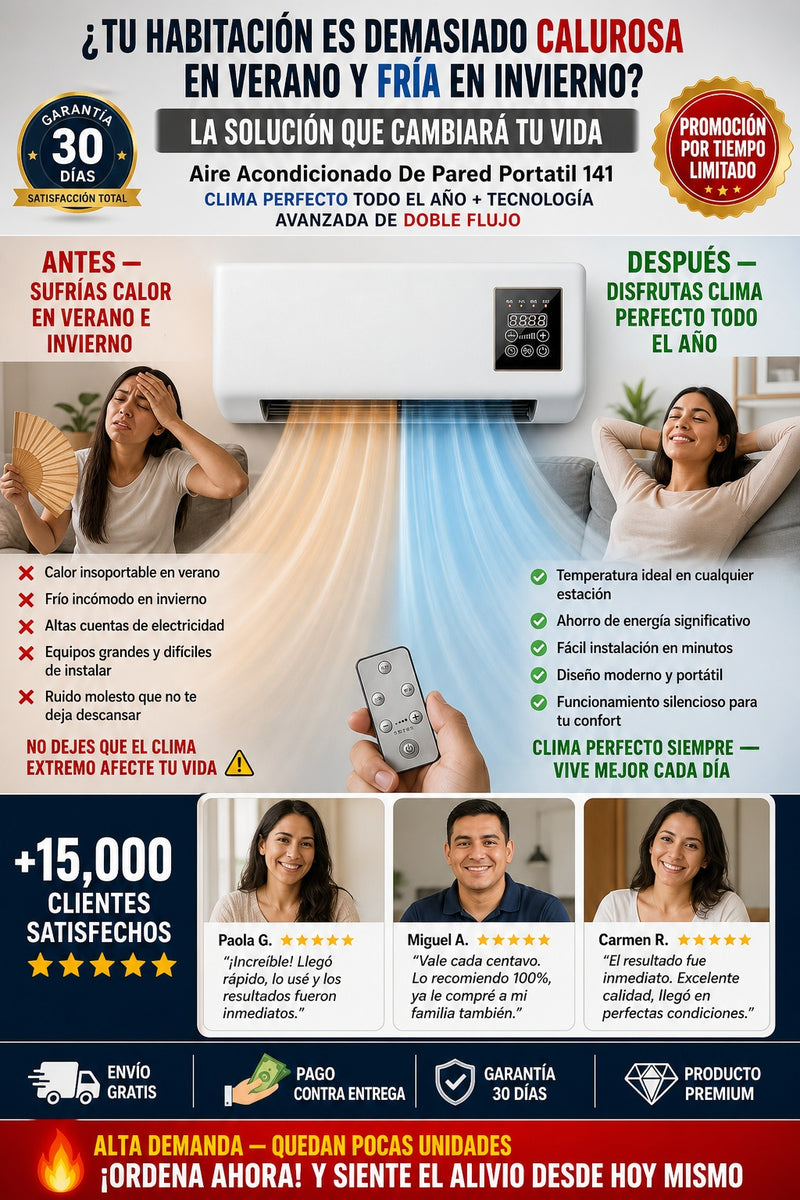 Aire Acondicionado De Pared Portatil 141 - imagen 4