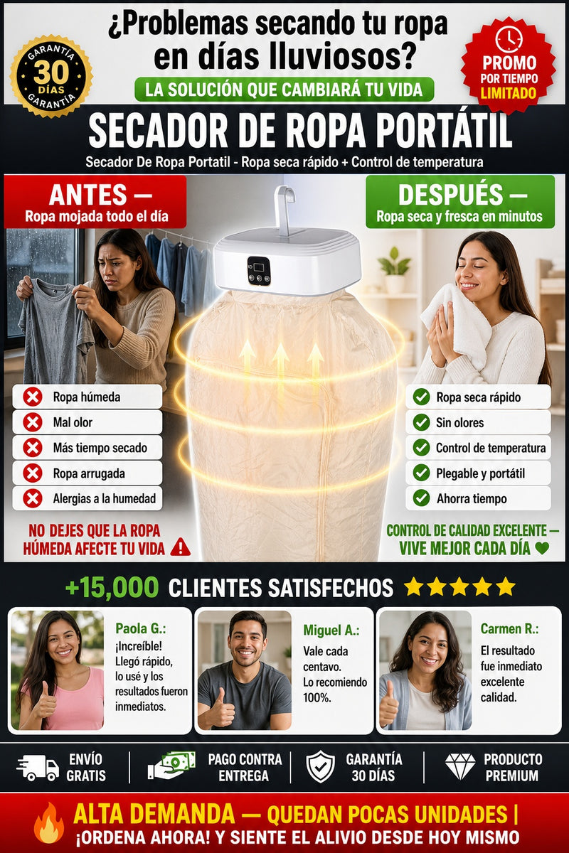 Secador De Ropa Portatil - imagen 4