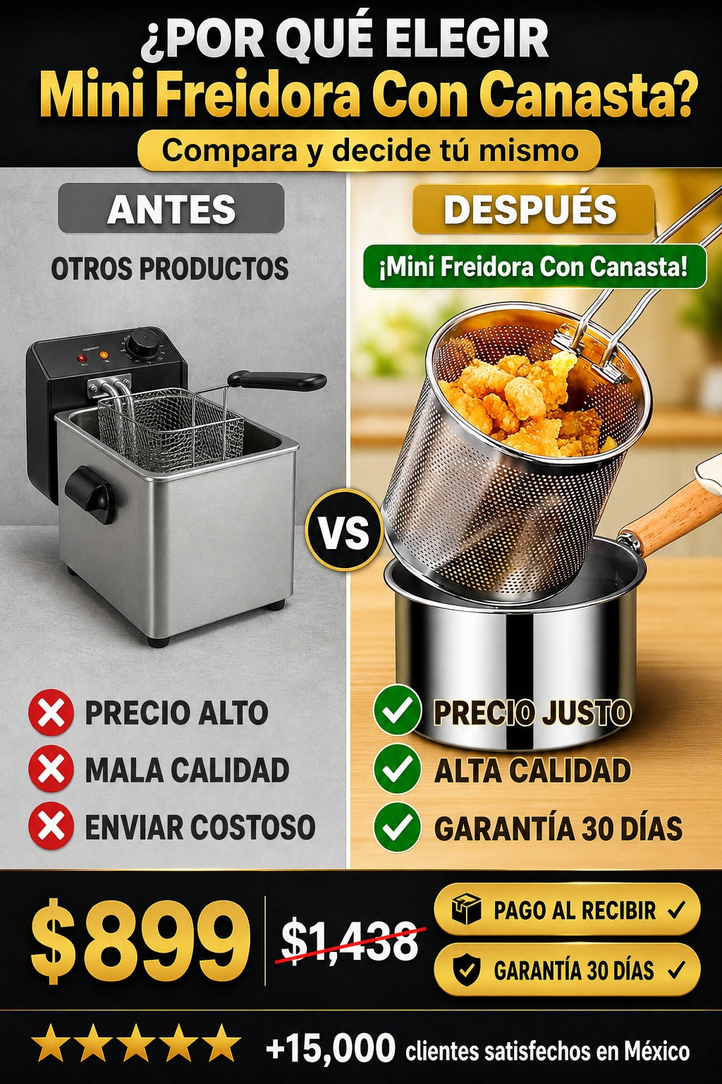 Mini Freidora Con Canasta - imagen 4