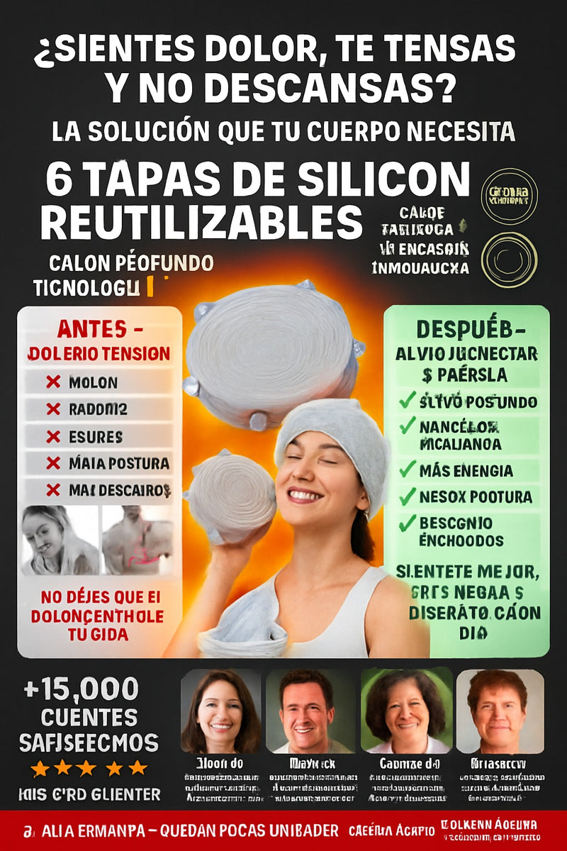 6 Tapas De Silicon Reutilizables - imagen 4