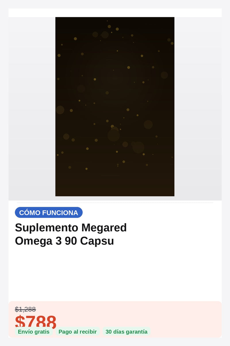Suplemento Megared Omega 3 90 Capsu — caracteristicas