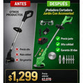 Podadora Cortadora Jardin Con Accesorios - imagen 4