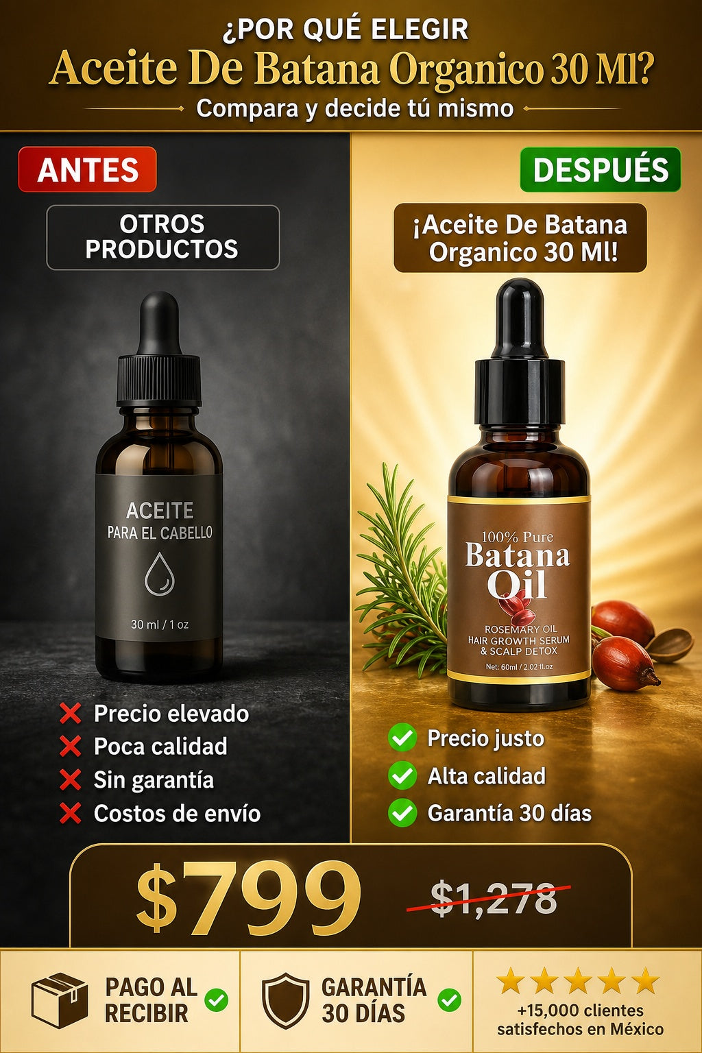 Aceite De Batana Organico 30 Ml - imagen 4