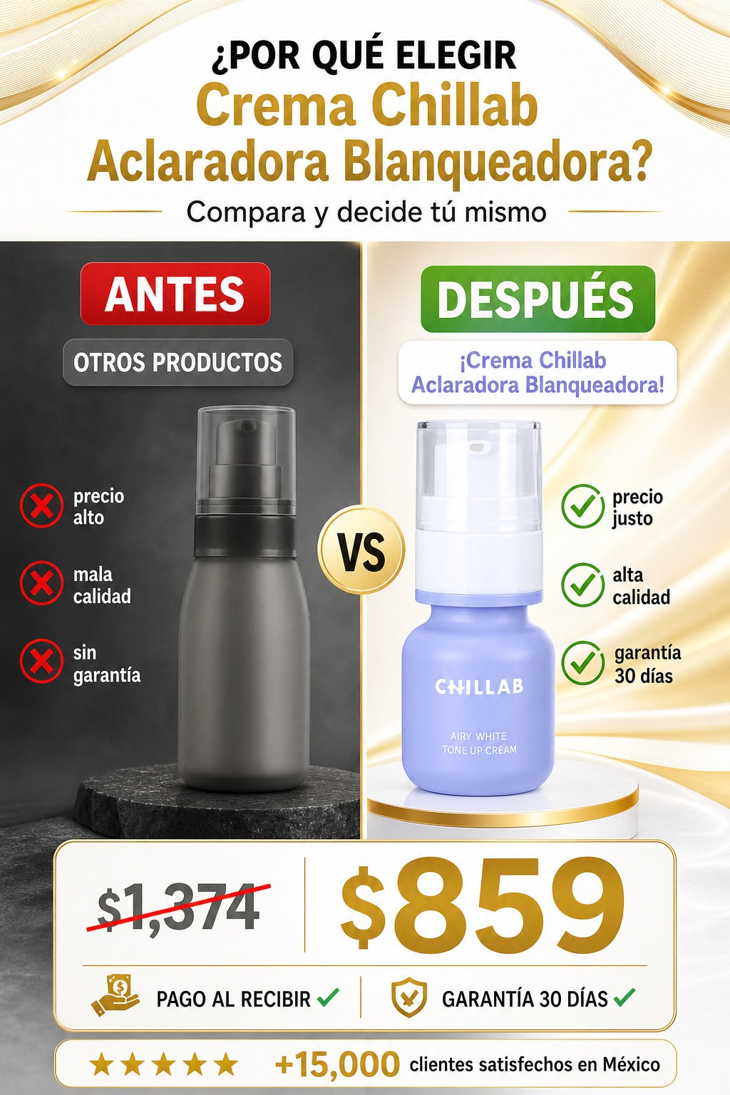 Crema Chillab Aclaradora Blanqueadora - imagen 4