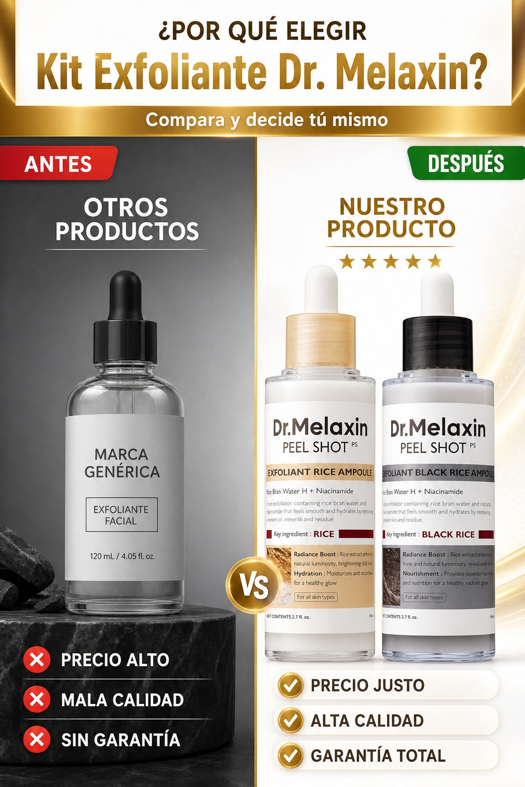 Kit Exfoliante Dr. Melaxin - imagen 4