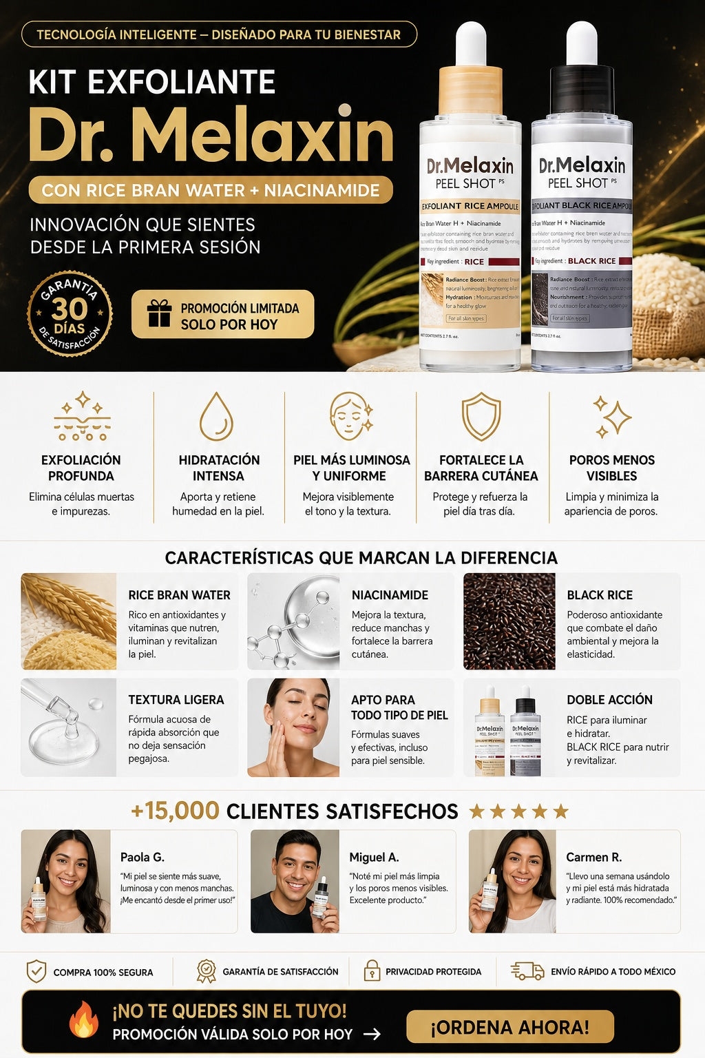 Kit Exfoliante Dr. Melaxin - imagen 5