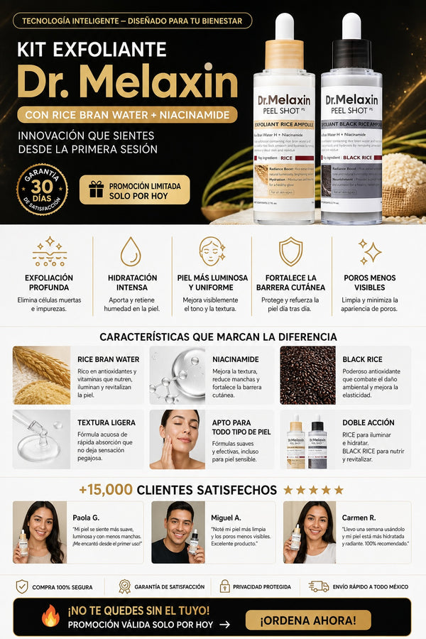 Kit Exfoliante Dr. Melaxin - imagen 5