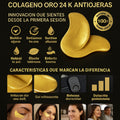 Parches hidrogel contorno ojos colágeno oro 24K antiojeras - imagen 5