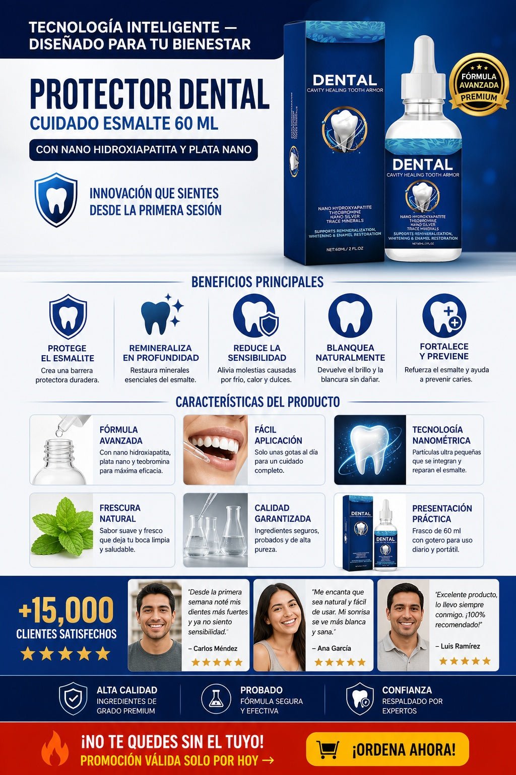 Protector Dental Cuidado Esmalte 60 Ml - imagen 5