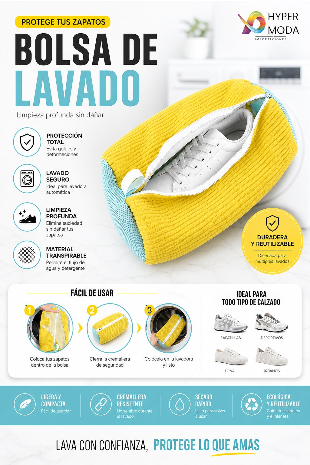 Bolsa Para Lavar Tenis - imagen 5