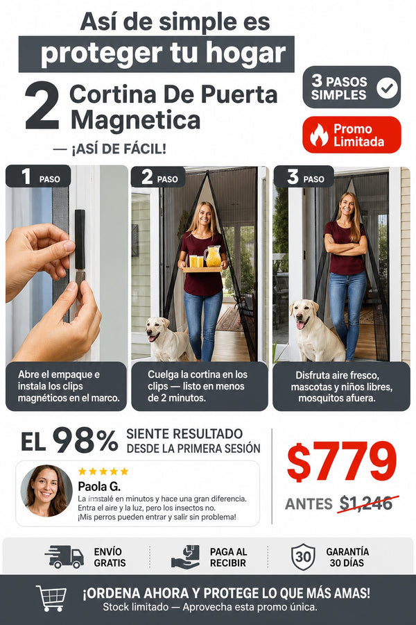 2 Cortina De Puerta Magnetica - sección 5