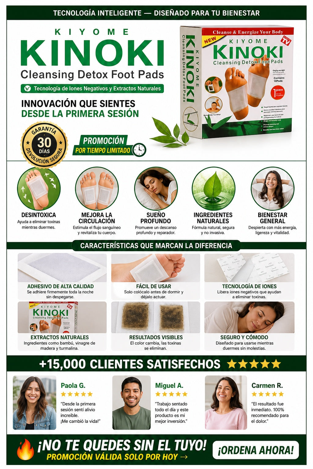 50 Parches Detox Kinoki - imagen 5