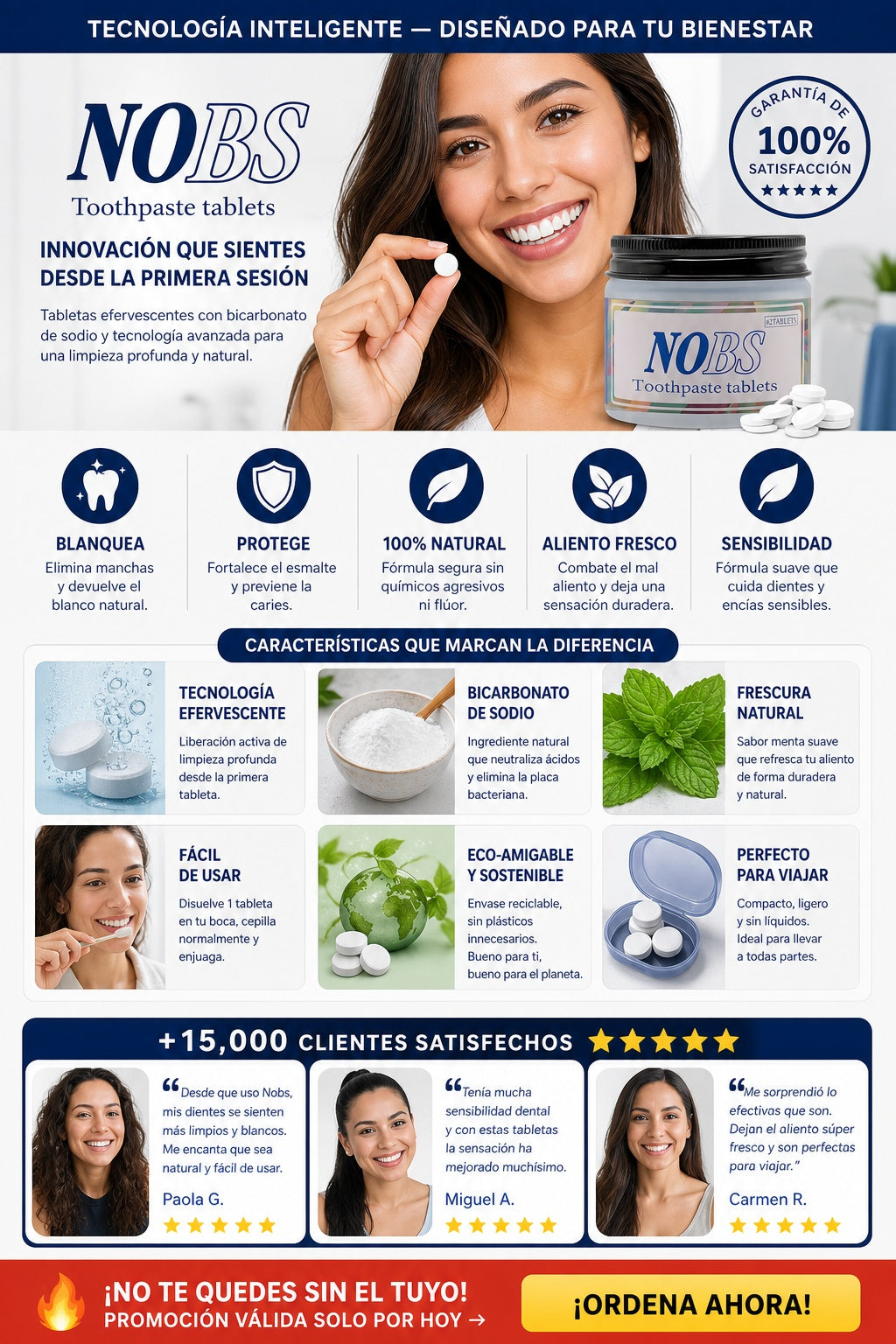 Nobs Tabletas Mineral Para Dientes - imagen 5