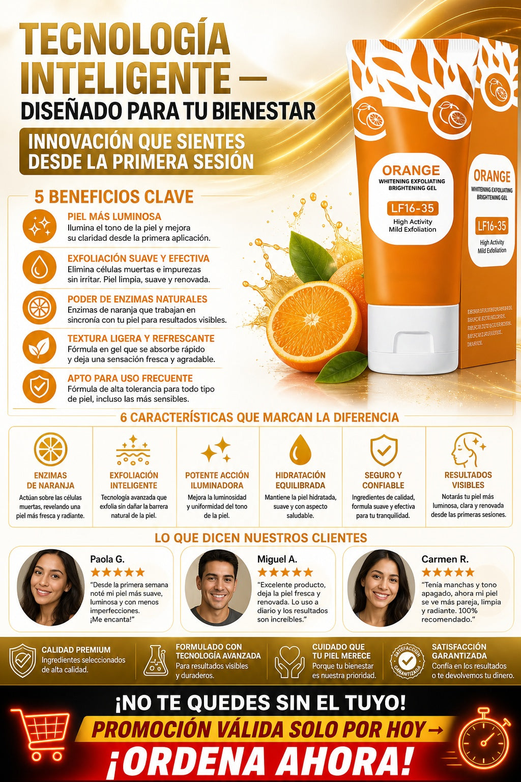 Gel Exfoliante Orange Enzymes - imagen 5