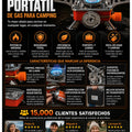 Estufa Portatil De Gas Para Camping - imagen 5