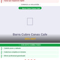 Barra Cubre Canas Cafe — problema-solucion