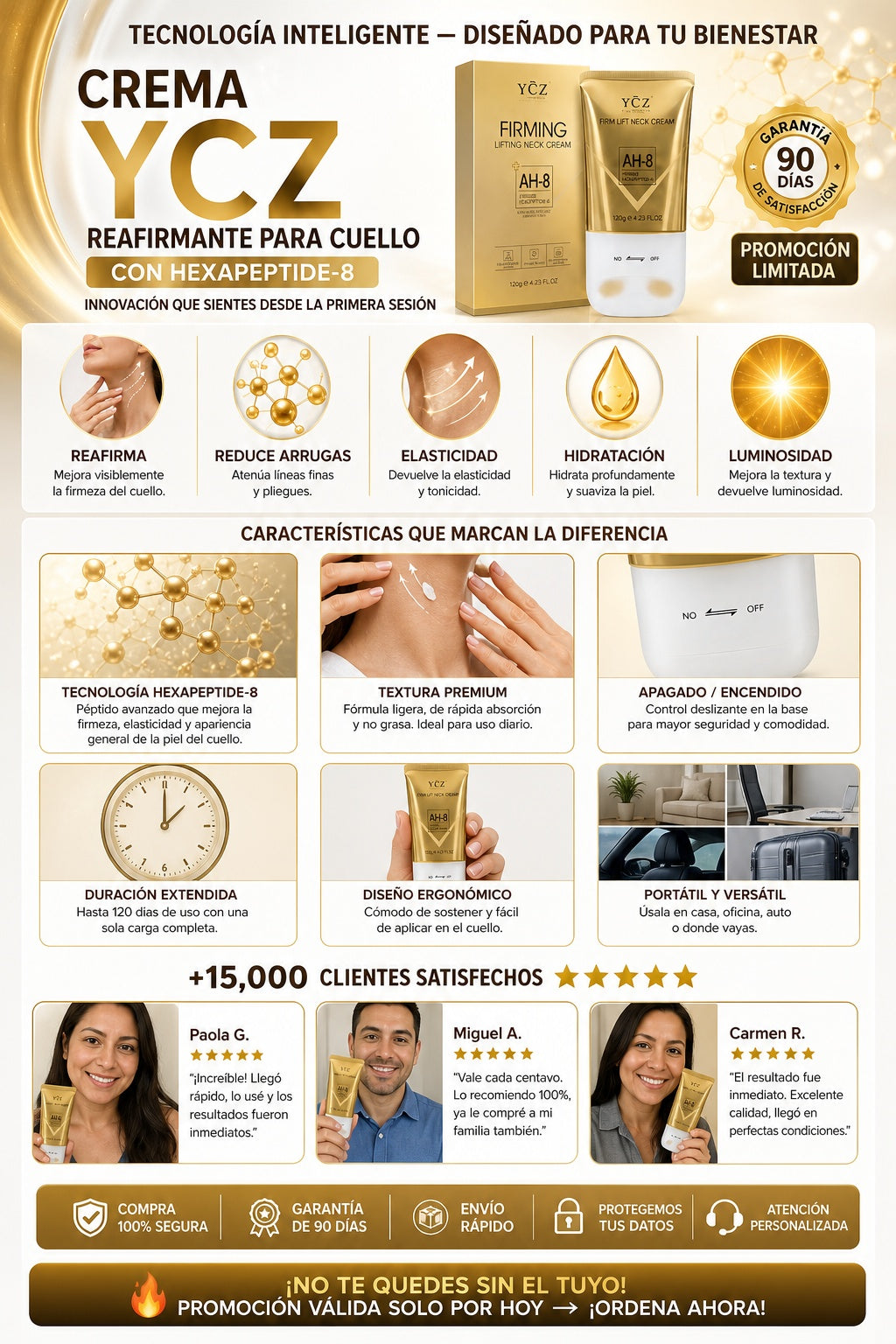 Crema Ycz Reafirmante Para Cuello - imagen 5