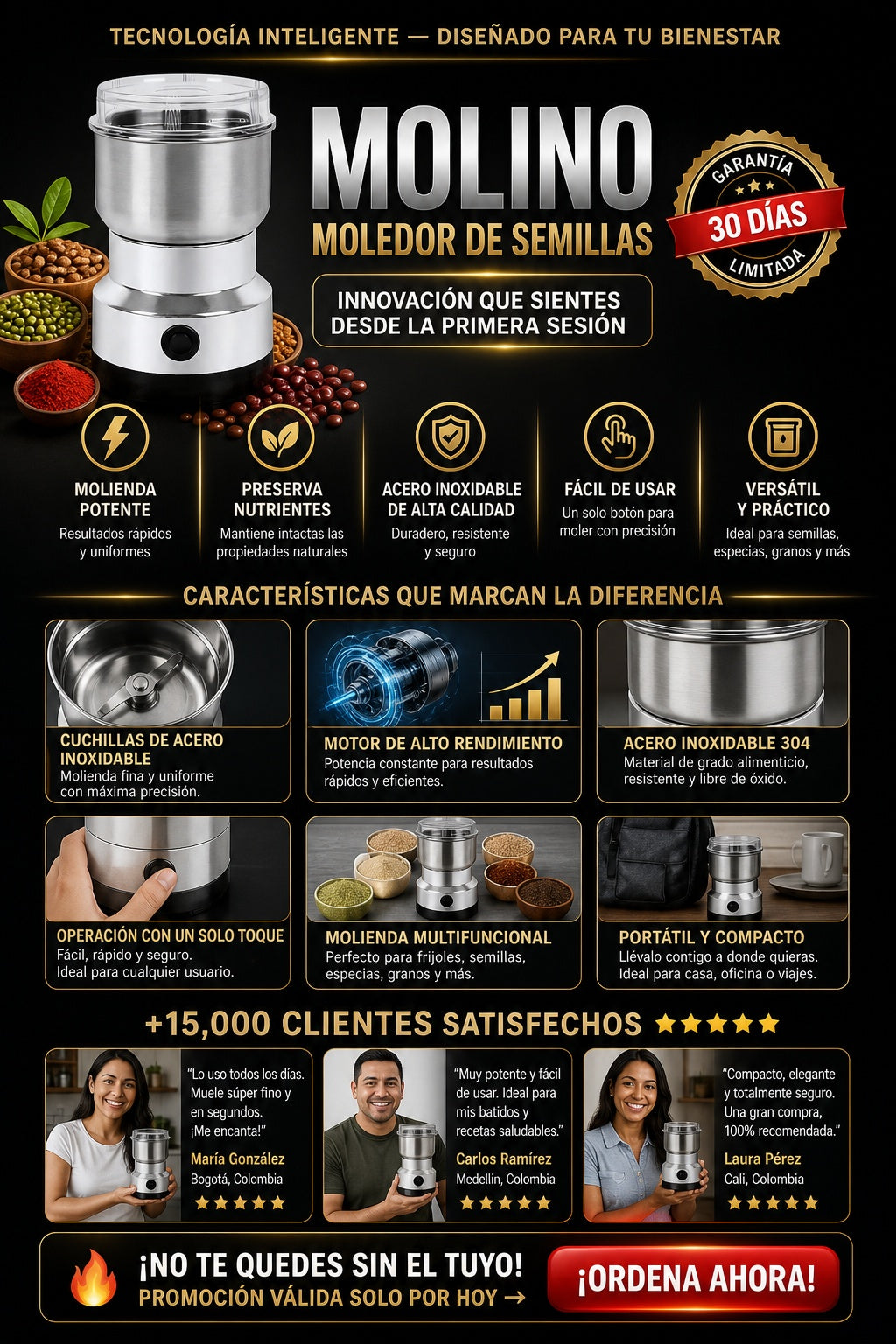 Molino Moledor De semillas - imagen 5