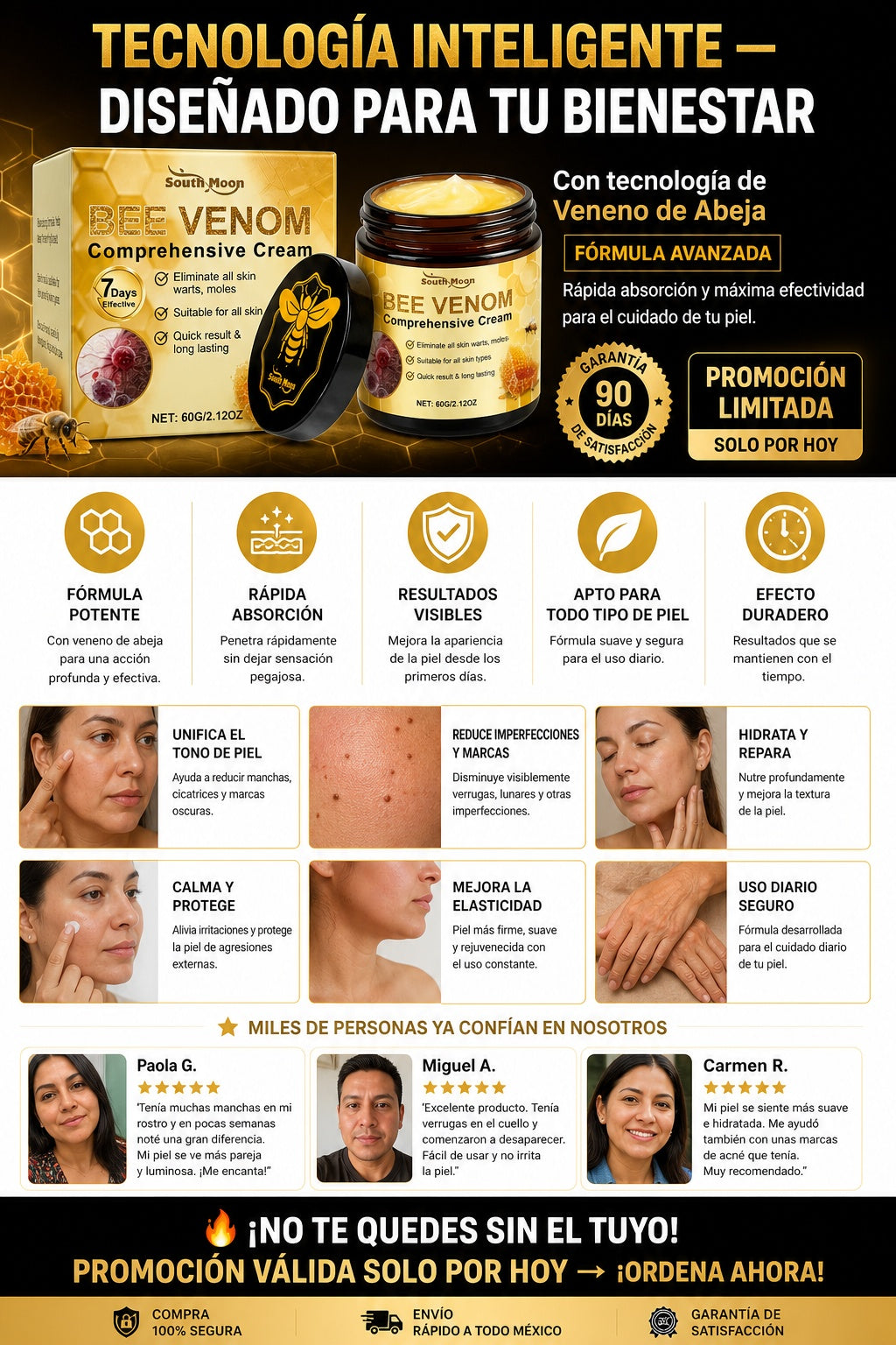 Crema Reparadora Veneno De Abeja - imagen 5