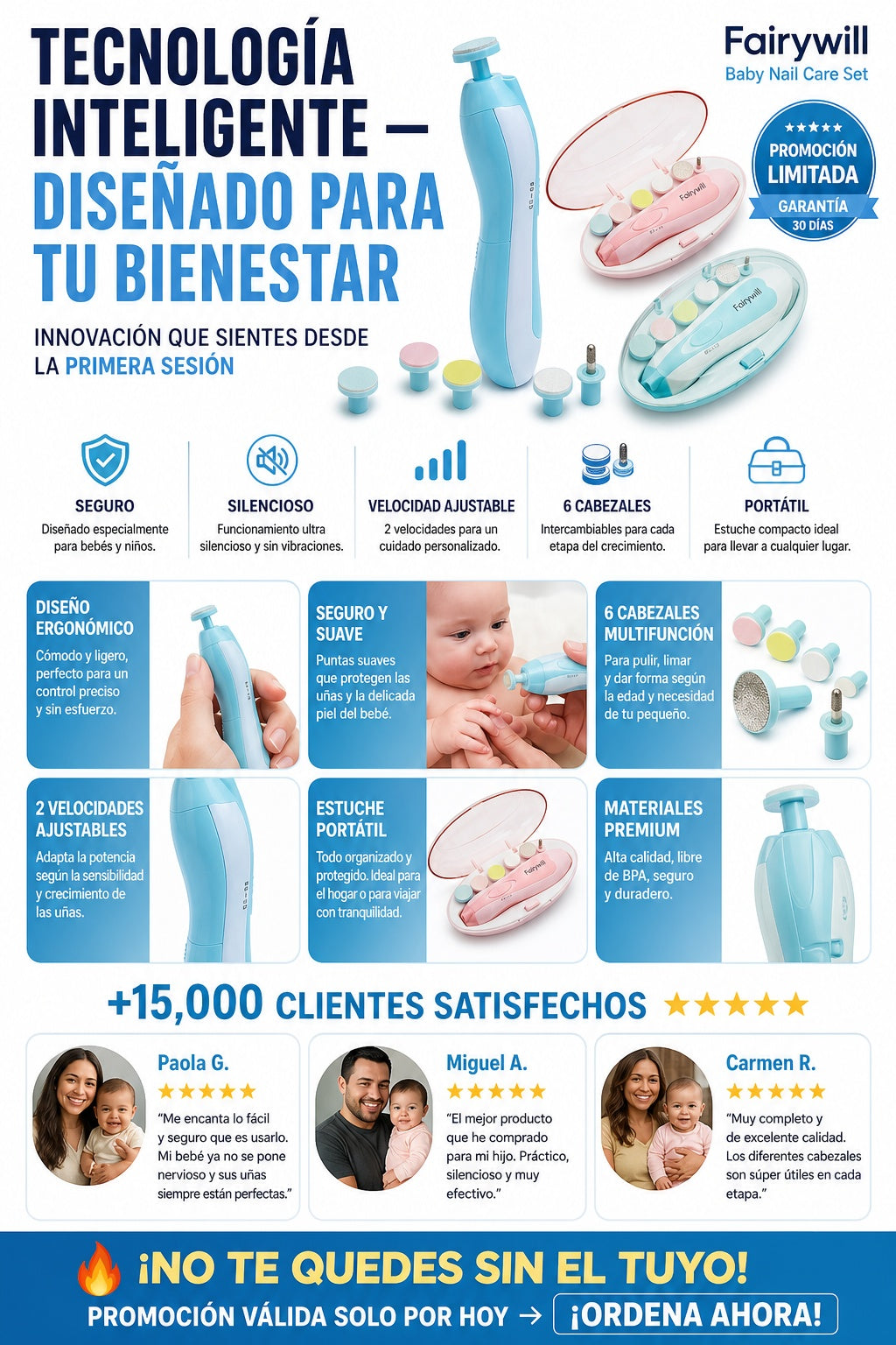 Pulidor Corta Unas Para Bebe - imagen 5