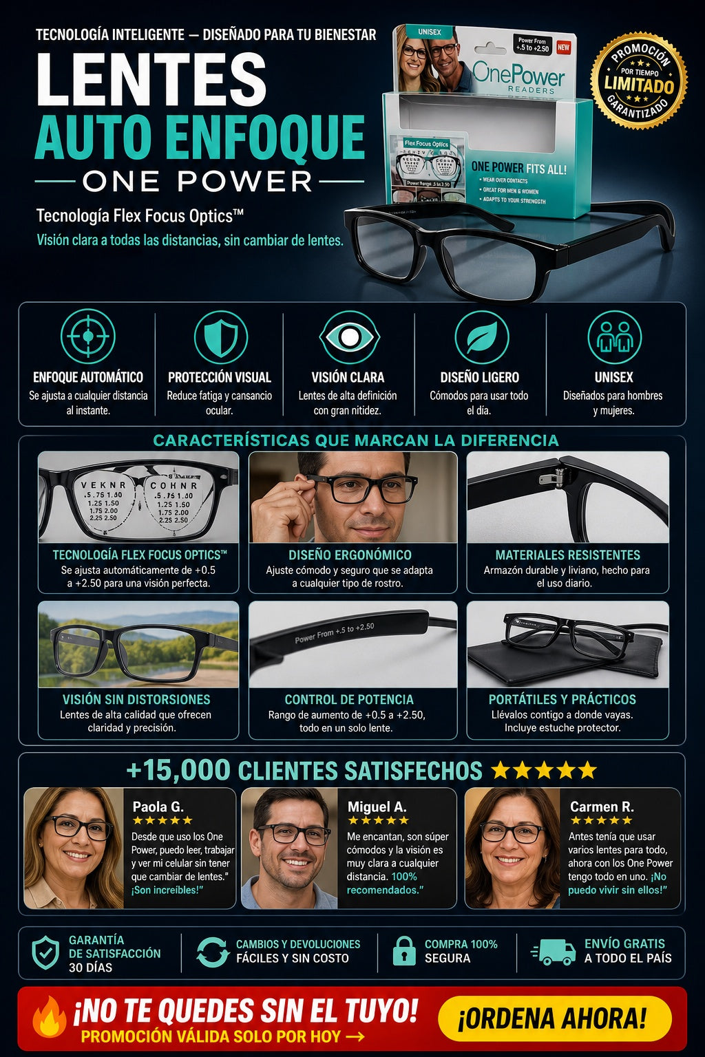 Lentes Auto Enfoque One Power - imagen 5