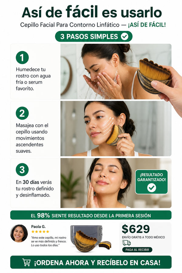 Cepillo Facial Para Contorno Linfatico - sección 5