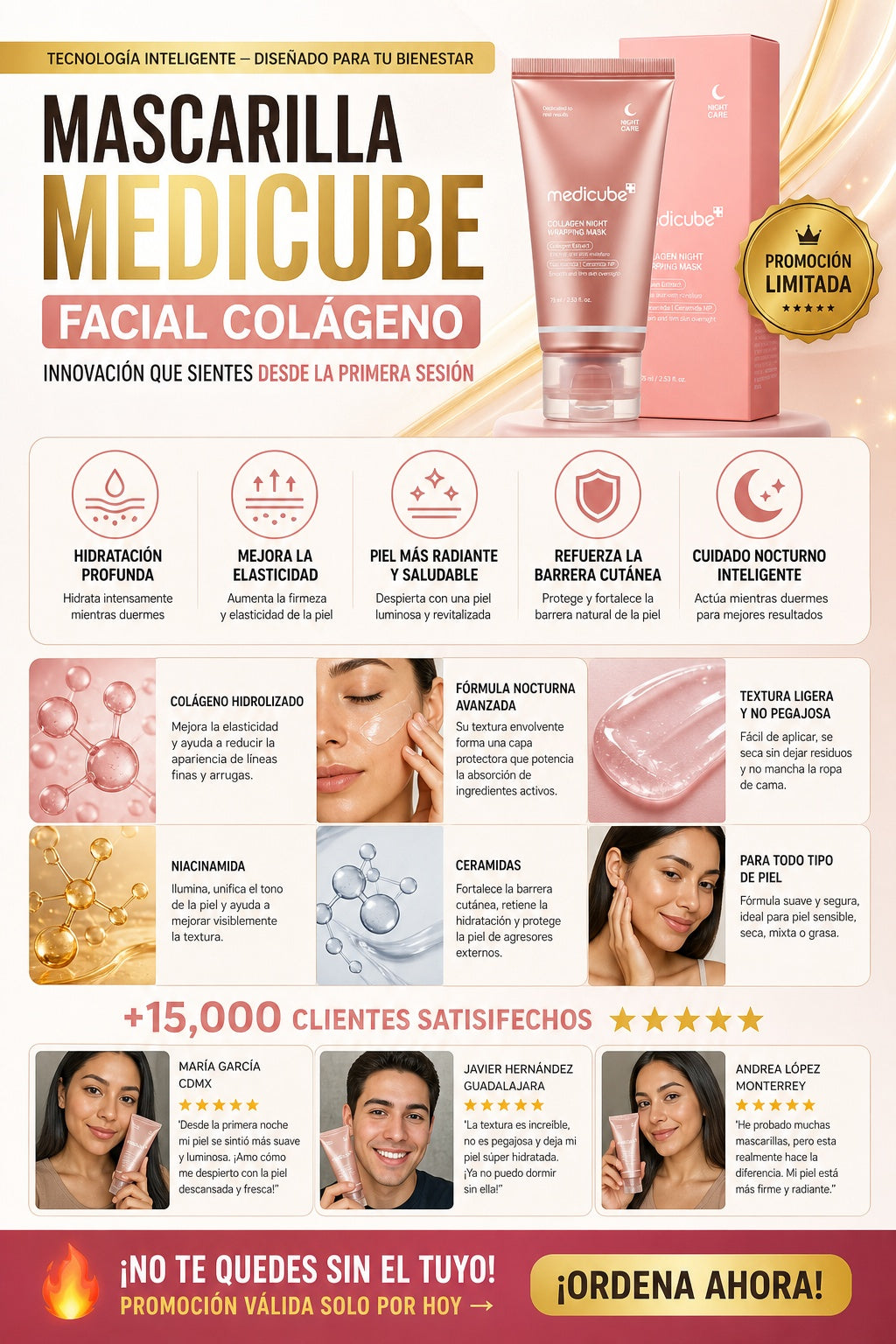 Mascarilla Medicube Facial Colageno - imagen 5
