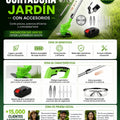 Podadora Cortadora Jardin Con Accesorios - imagen 5