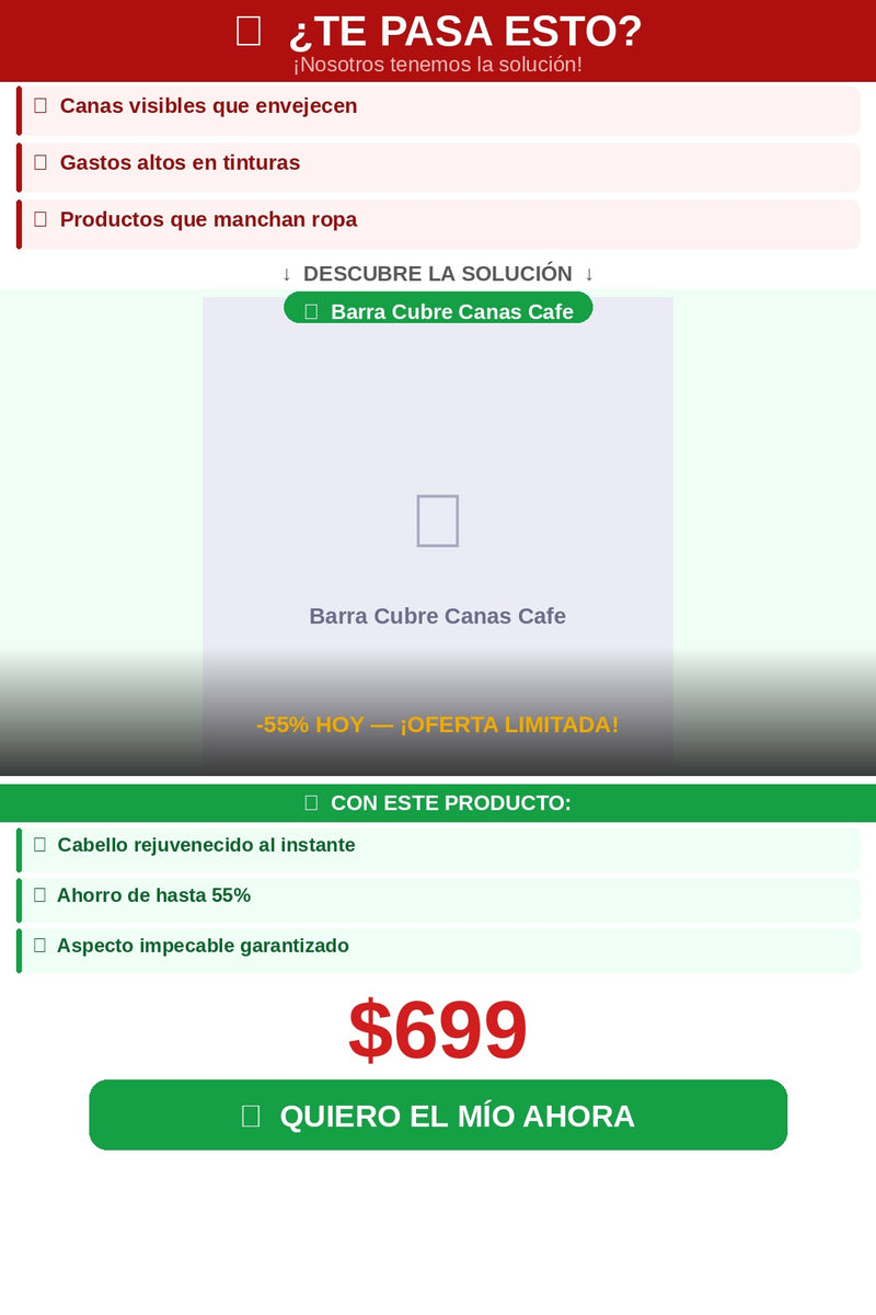 Barra Cubre Canas Cafe — problema-solucion