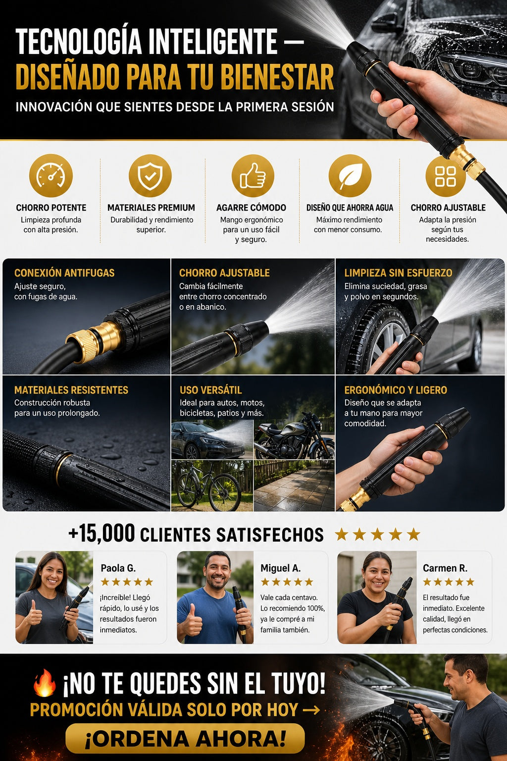 Boquilla Limpieza Alta Presion Portatil - imagen 5