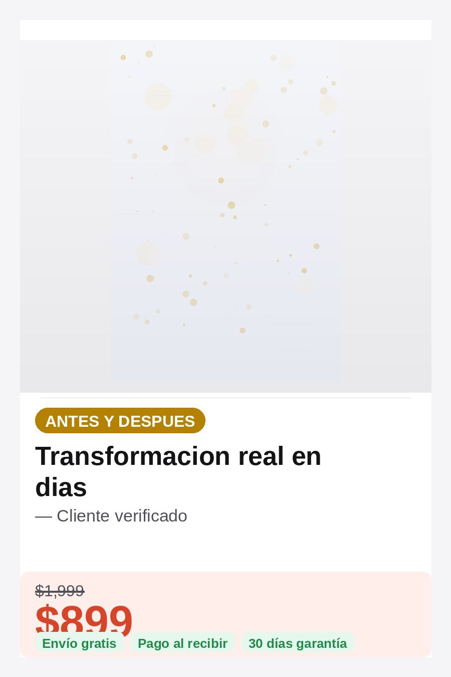 Foco Ventilador — antes-despues